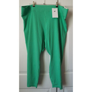 NIKE Pants Womens 2X Green Leggings Track Jogger Gym Walking Running Yoga NWT